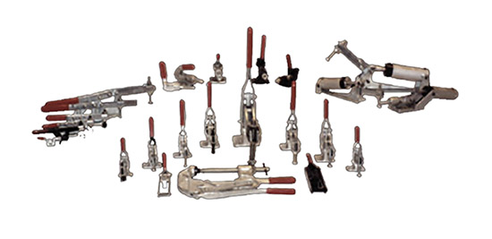 Array of Toggle Clamps